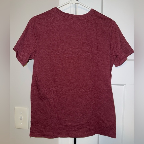 Kids Maroon Bear Graphic T-Shirt - Picture 2 of 3